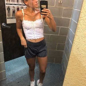 Corset like crop top